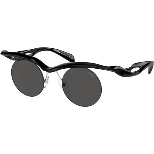 Stilvolle Sonnenbrille in Dunkelgrau - Prada - Modalova
