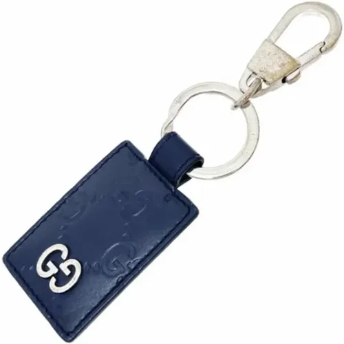 Pre-owned Accessories, female, , Size: ONE SIZE Pre-owned Leather key-holders - Gucci Vintage - Modalova