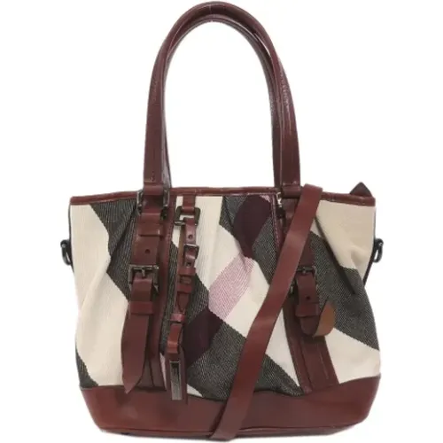 Pre-owned Tote Bags, female, , Size: ONE SIZE Pre-owned Canvas totes - Burberry Vintage - Modalova