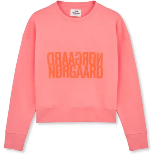 Soft and Cozy Shell Sweatshirt , female, Sizes: 2XL - Mads Nørgaard - Modalova