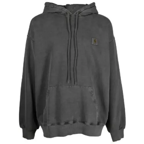 Hoodies, male, , Size: M Hooded Vista Cotton Sweatshirt - Carhartt WIP - Modalova