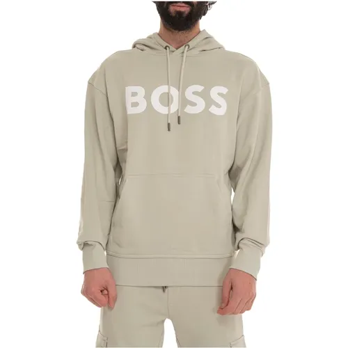 Hoodies, male, , Size: 2XL Webasichood Sweatshirt - Boss - Modalova