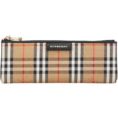 Pre-owned Accessories, female, , Size: ONE SIZE Pre-owned Canvas home-office - Burberry Vintage - Modalova