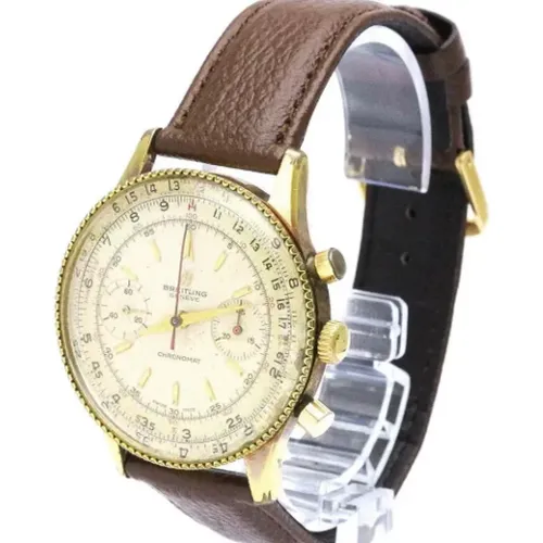 Pre-owned Stainless Steel watches , female, Sizes: ONE SIZE - Breitling Pre-owned - Modalova