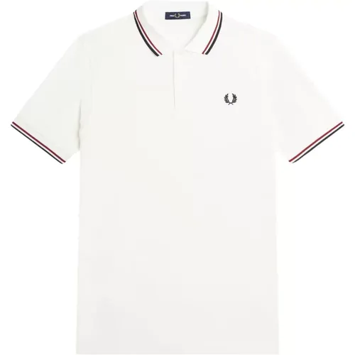 Klassisches Polo-Shirt,Weiße T-Shirts und Polos - Fred Perry - Modalova