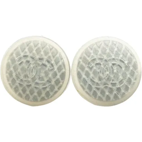 Pre-owned Jewellery, female, , Size: ONE SIZE Pre-owned Rubber earrings - Chanel Vintage - Modalova