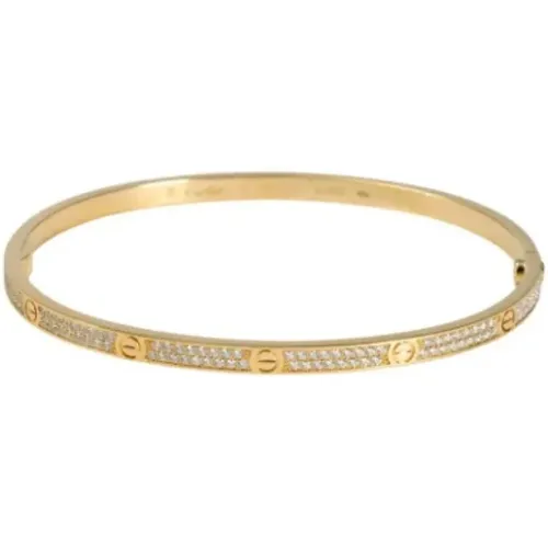 Pre-owned Jewellery, female, , Size: ONE SIZE Pre-owned Gold bracelets - Cartier Vintage - Modalova