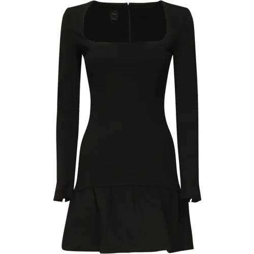 Short Dresses, female, , Size: 2XS Long Sleeve Dress Zip Closure - pinko - Modalova