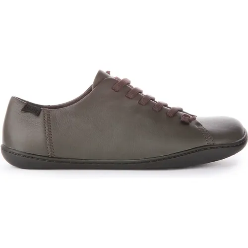 Grey Leather Slip-On Shoes Lightweight , male, Sizes: 10 UK, 7 UK - Camper - Modalova