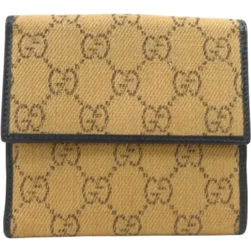 Pre-owned Canvas wallets , female, Sizes: ONE SIZE - Gucci Vintage - Modalova