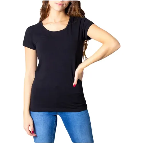 T-Shirts, female, , Size: XS Round Neck Womens T-shirt - Only - Modalova