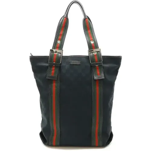 Pre-owned Tote Bags, female, , Size: ONE SIZE Pre-owned Canvas gucci-bags - Gucci Vintage - Modalova