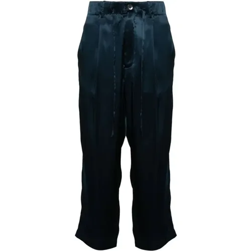 Women's Clothing Trousers Blu Ss24 , female, Sizes: S, XS - Pierre-Louis Mascia - Modalova