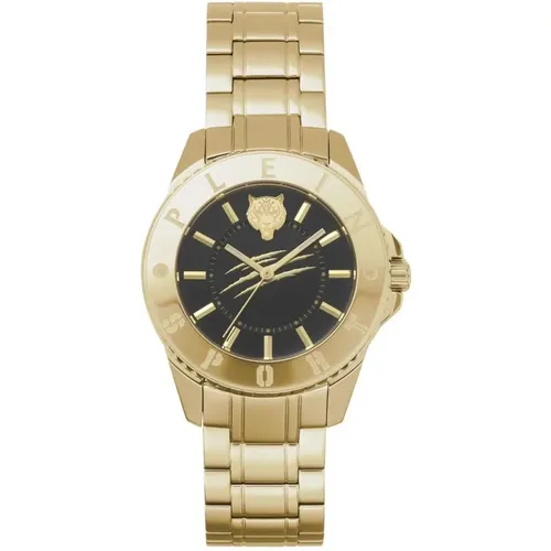 Glam Gold Watch , female, Sizes: ONE SIZE - Plein Sport - Modalova