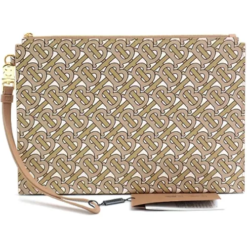 Pre-owned Clutches, female, , Size: ONE SIZE Pre-owned Canvas clutches - Burberry Vintage - Modalova