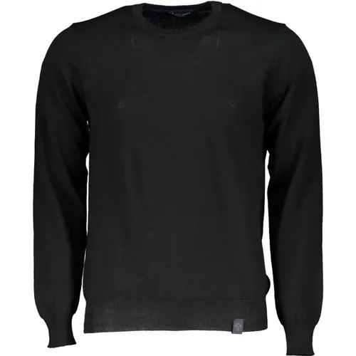 Langarm Logo Pullover Schwarz , Herren, Größe: S - North Sails - Modalova