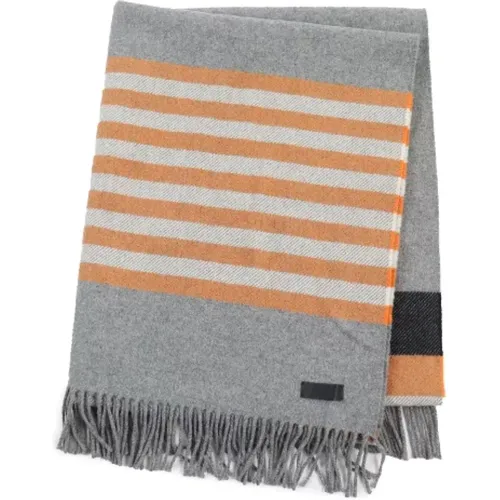 Pre-owned Scarves, male, , Size: ONE SIZE Pre-owned Fabric scarves - Hermès Vintage - Modalova