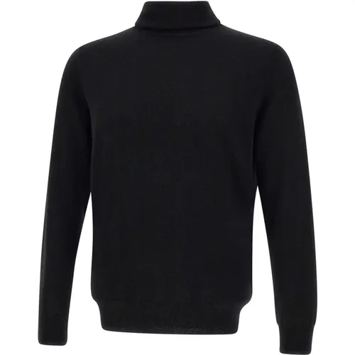 Turtlenecks, male, , Size: 5XL Wool Cashmere Turtleneck Sweater - Kangra - Modalova