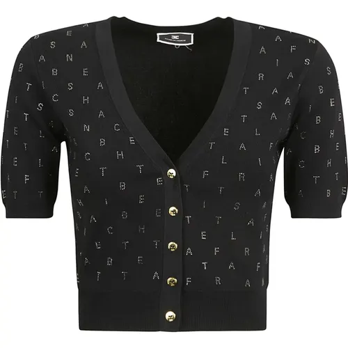 Sweatshirt Elegant Style , female, Sizes: L, M, S - Elisabetta Franchi - Modalova