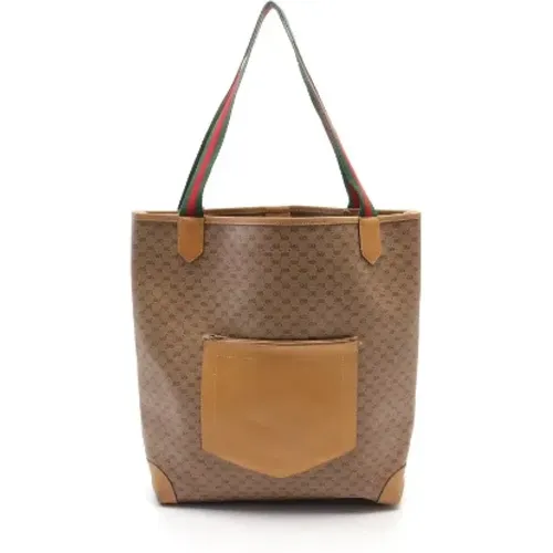 Pre-owned Tote Bags, female, , Size: ONE SIZE Pre-owned Canvas totes - Gucci Vintage - Modalova