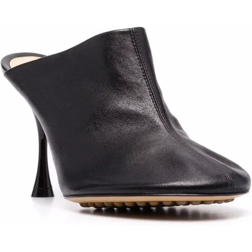 Dot Sock Leather Mules , female, Sizes: 4 UK, 4 1/2 UK - Bottega Veneta - Modalova