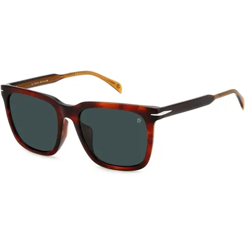 Brown Horn/Blue Sunglasses,Transparent Grey/Brown Sunglasses,Sunglasses - Eyewear by David Beckham - Modalova