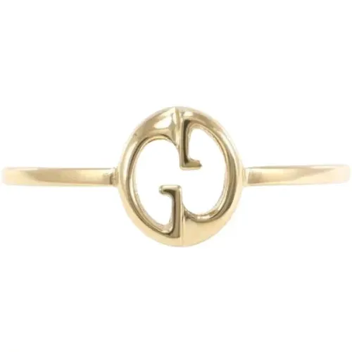 Pre-owned Gold rings , female, Sizes: ONE SIZE - Gucci Vintage - Modalova
