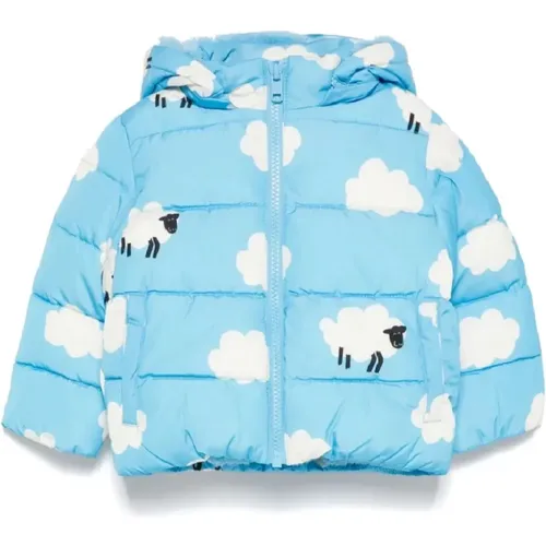 Hellblaue Steppjacke für Jungen - Stella Mccartney - Modalova