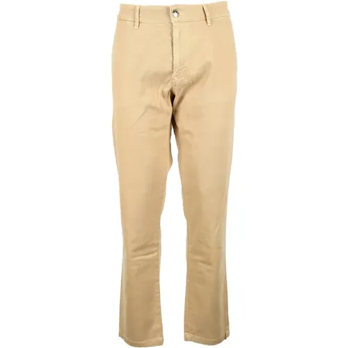 Chinos, male, , Size: W30 Cotton Elastane Pants - Jeckerson - Modalova