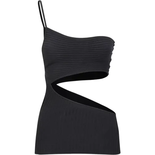 Asymmetrical top , female, Sizes: M - Andrea Adamo - Modalova