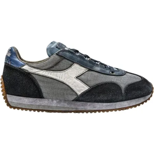 Sneakers, male, , Size: 7 1/2 US Stone Wash Sneakers - Diadora - Modalova