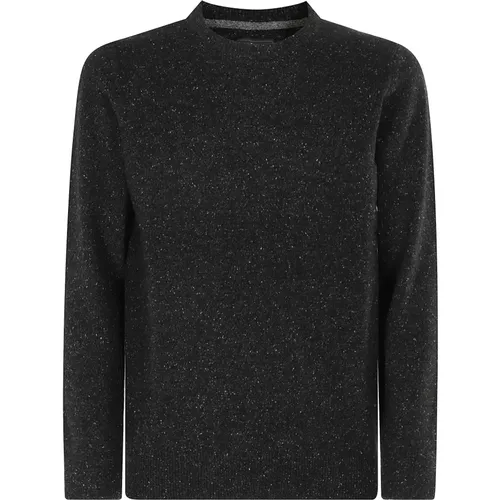 Round-neck Knitwear, male, , Size: XL Long Sleeve Essential Tisbury Sweater - Barbour - Modalova