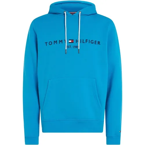 Herren Kapuzenpullover mit verstellbarer Kapuze , Herren, Größe: S - Tommy Hilfiger - Modalova