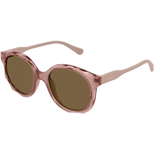 Brown Sunglasses Cc0019S 002 , unisex, Sizes: 47 MM - Chloé - Modalova