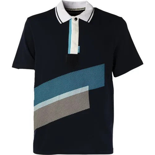 Herren Polo Shirt Blau Bikkembergs - Bikkembergs - Modalova