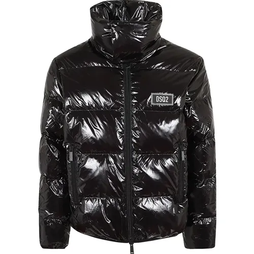 Hooded Jacket Aw24 , male, Sizes: L - Dsquared2 - Modalova