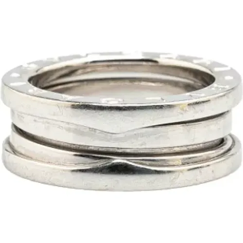 Pre-owned Jewellery, female, , Size: ONE SIZE Pre-owned White Gold rings - Bvlgari Vintage - Modalova