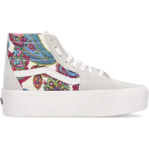 Sneakers, female, , Size: 6 1/2 US Paisley Bloom High-Top Sneaker - Vans - Modalova