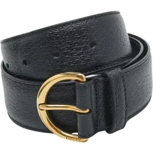 Pre-owned Belts, female, , Size: ONE SIZE Pre-owned Leather belts - Gucci Vintage - Modalova