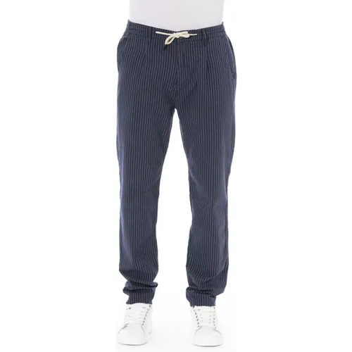 Chino Hose mit Kordelzug , Herren, Größe: W32 - Baldinini - Modalova