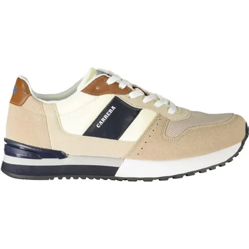 Sneakers, male, , Size: 9 US Beige Polyester Sneakers for Men - Carrera - Modalova