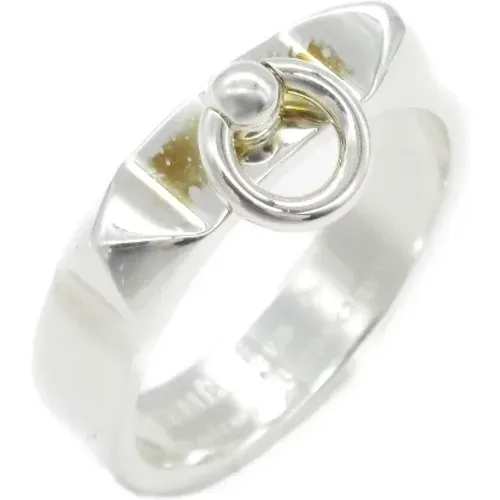 Pre-owned Jewellery, female, , Size: ONE SIZE Pre-owned Metal rings - Hermès Vintage - Modalova