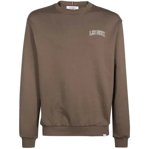 Blake Baumwoll Rundhals Sweatshirt , Herren, Größe: S - Les Deux - Modalova