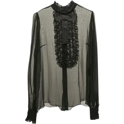 Pre-owned Shirts & Blouses, female, , Size: M Pre-owned Silk tops - Dolce & Gabbana Pre-owned - Modalova