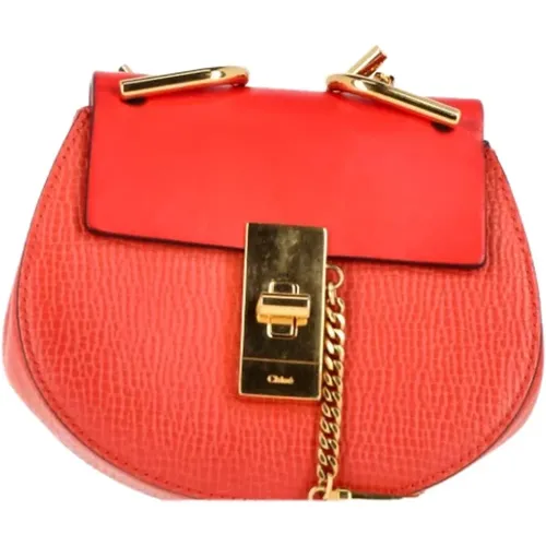 Pre-owned Cross Body Bags, female, , Size: ONE SIZE Pre-owned Leather shoulder-bags - Chloé Pre-owned - Modalova