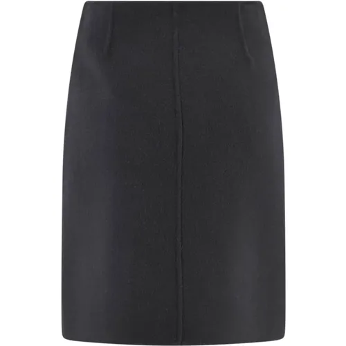 Midi Skirts, female, , Size: S Wool Pleated Skirt - P.a.r.o.s.h. - Modalova