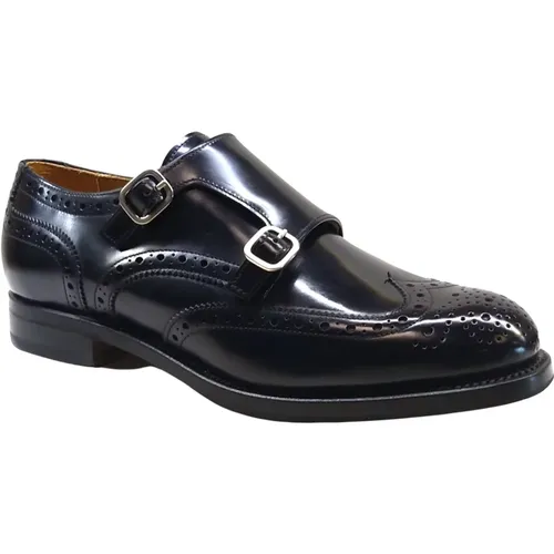 Moccasin-style shoe with floral detail , male, Sizes: 9 1/2 UK, 10 UK - Berwick - Modalova