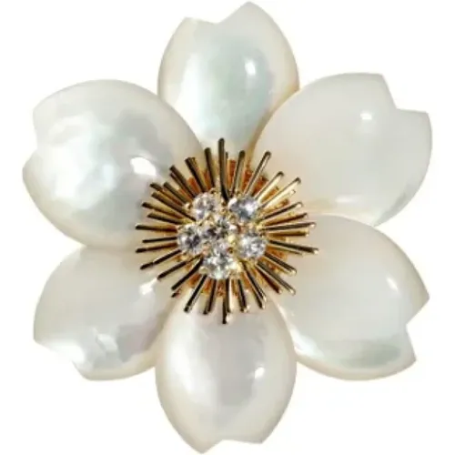 Pre-owned Jewellery, female, , Size: ONE SIZE Pre-owned Gold brooches - Van Cleef & Arpels Pre-owned - Modalova