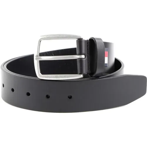 Classic Leather Man Belt , male, Sizes: 85 CM - Tommy Hilfiger - Modalova