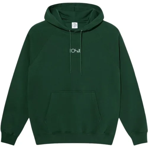 Hoodies, male, , Size: XL Premium Script Hoodie - Polar Skate Co. - Modalova